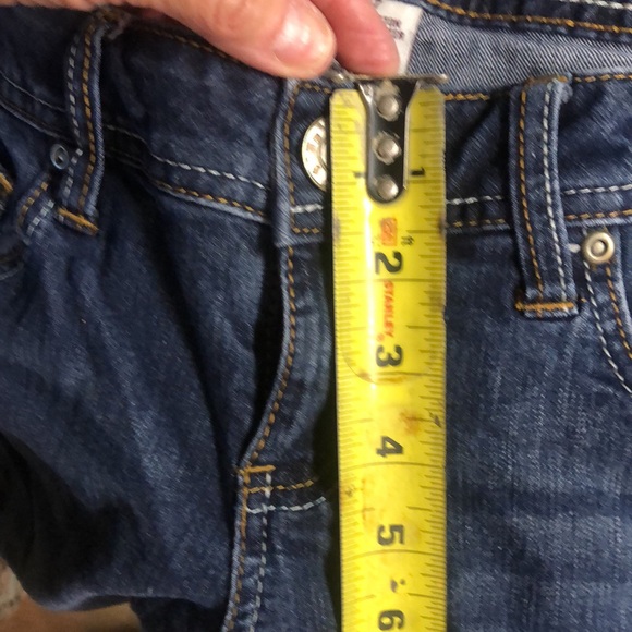 SO Size 7 dark blue jeans. Zipper and crotch measurements are in photos. - Picture 5 of 7